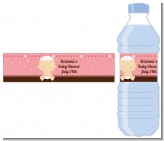 Jewish Baby Girl - Personalized Baby Shower Water Bottle Labels
