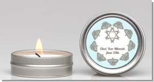 Jewish Star of David Blue & Brown - Bar / Bat Mitzvah Candle Favors