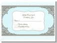 Jewish Star of David Blue & Brown - Bar / Bat Mitzvah RSVP Cards thumbnail