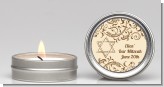 Jewish Star of David Brown & Beige - Bar / Bat Mitzvah Candle Favors
