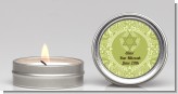 Jewish Star of David Sage Green - Bar / Bat Mitzvah Candle Favors