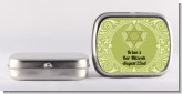 Jewish Star of David Sage Green - Personalized Bar / Bat Mitzvah Mint Tins