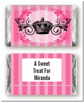 Juicy Couture Inspired - Personalized Birthday Party Mini Candy Bar Wrappers