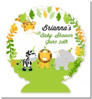 Jungle Party - Personalized Baby Shower Centerpiece Stand