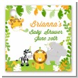 Jungle Party - Personalized Baby Shower Card Stock Favor Tags thumbnail