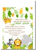 Jungle Party - Baby Shower Petite Invitations