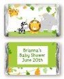 Jungle Party - Personalized Baby Shower Mini Candy Bar Wrappers thumbnail