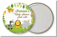 Jungle Party - Personalized Baby Shower Pocket Mirror Favors