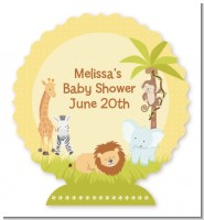 Jungle Safari Party - Personalized Baby Shower Centerpiece Stand