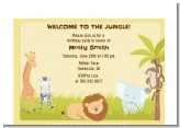 Jungle Safari Party - Birthday Party Petite Invitations