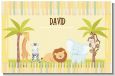 Jungle Safari Party - Personalized Baby Shower Placemats thumbnail
