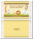 Jungle Safari Party - Personalized Popcorn Wrapper Baby Shower Favors