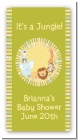 Jungle Safari Party - Custom Rectangle Baby Shower Sticker/Labels