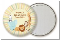 Jungle Safari Party - Personalized Baby Shower Pocket Mirror Favors