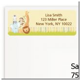 Jungle Safari Party - Baby Shower Return Address Labels