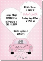 Just Married - Bridal Shower Invitations