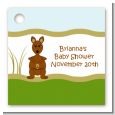 Kangaroo - Personalized Baby Shower Card Stock Favor Tags thumbnail