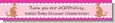 Kangaroo Pink - Personalized Baby Shower Banners thumbnail