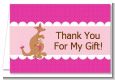 Kangaroo Pink - Baby Shower Thank You Cards thumbnail