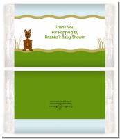 Kangaroo - Personalized Popcorn Wrapper Baby Shower Favors
