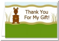 Kangaroo - Baby Shower Thank You Cards