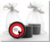 Karate Kid - Birthday Party Black Candle Tin Favors