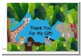 King of the Jungle Safari - Baby Shower Thank You Cards thumbnail