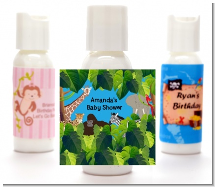 King of the Jungle Safari - Personalized Baby Shower Lotion Favors