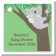 Koala Bear - Personalized Baby Shower Card Stock Favor Tags thumbnail
