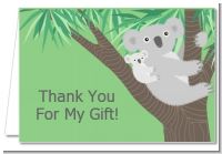 Koala Bear - Baby Shower Thank You Cards