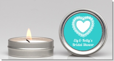 Lace of Hearts - Bridal Shower Candle Favors