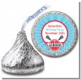 Lacrosse - Hershey Kiss Birthday Party Sticker Labels thumbnail