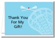 Lacrosse - Birthday Party Thank You Cards thumbnail