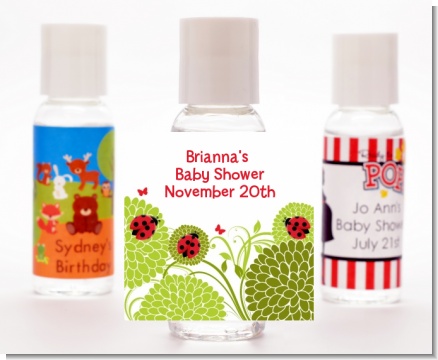 Ladybug - Personalized Baby Shower Hand Sanitizers Favors