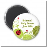 Ladybug - Personalized Baby Shower Magnet Favors