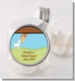 Lamb & Giraffe - Personalized Baby Shower Candy Jar thumbnail