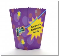 Laser Tag - Personalized Birthday Party Popcorn Boxes