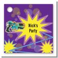Laser Tag - Personalized Birthday Party Card Stock Favor Tags thumbnail