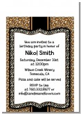 Leopard & Zebra Print - Birthday Party Petite Invitations