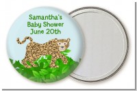 Leopard - Personalized Baby Shower Pocket Mirror Favors