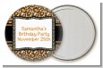 Leopard & Zebra Print - Personalized Birthday Party Pocket Mirror Favors thumbnail
