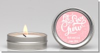 Let Love Grow - Bridal Shower Candle Favors