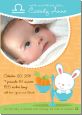Bunny | Libra Horoscope - Birth Announcement Photo Card thumbnail