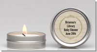 Library Card - Baby Shower Candle Favors