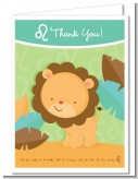 Lion | Leo Horoscope - Baby Shower Thank You Cards