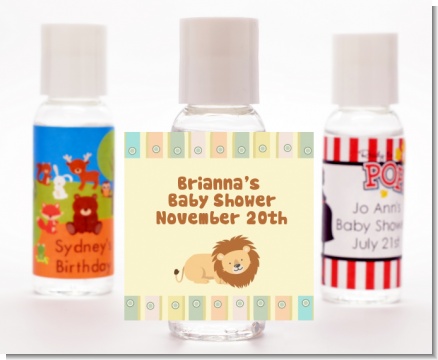 Lion - Personalized Baby Shower Hand Sanitizers Favors