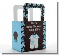 Little Boy Outfit - Personalized Baby Shower Favor Boxes thumbnail