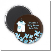 Little Boy Outfit - Personalized Baby Shower Magnet Favors