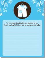 Little Boy Outfit - Baby Shower Notes of Advice