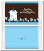 Little Boy Outfit - Personalized Popcorn Wrapper Baby Shower Favors